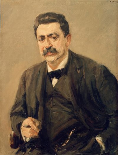 Portrait of Dr. Julius Elias by Max Liebermann